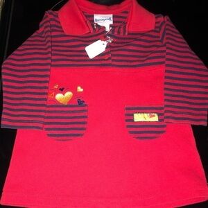 Toddler Girl Vintage BUSTER BROWN BEST DRESS 2T